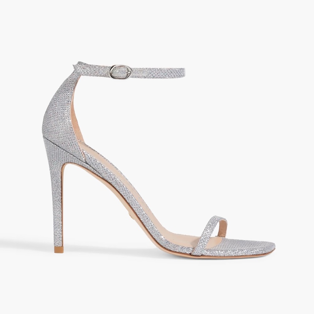 Stuart Weitzman Silver Heels